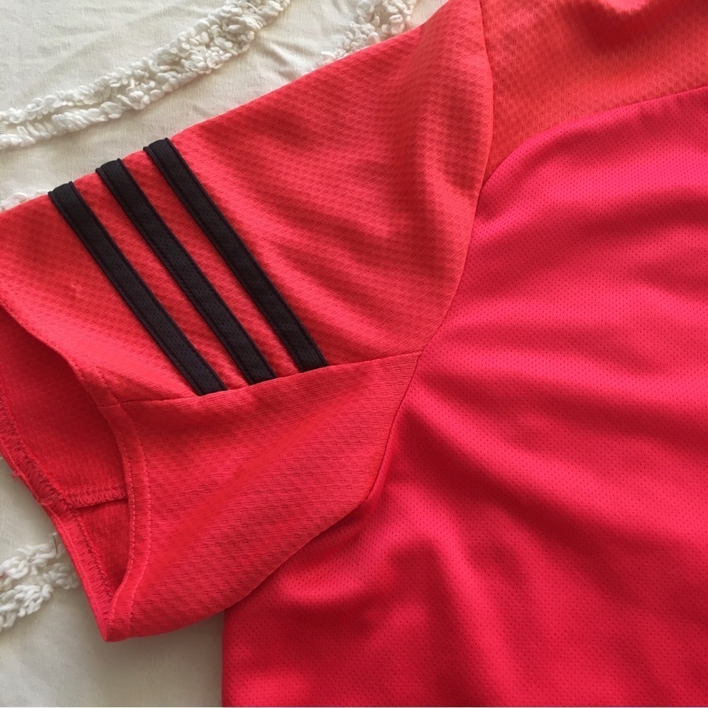 Adidas Men's Red Performance Shirt - Picture 4 of 6